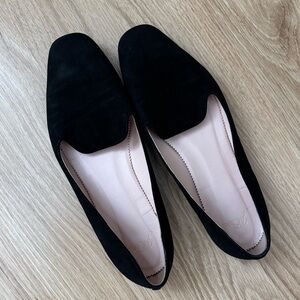 J. Crew Suede Loafer Flats in Black | Women’s Size 9